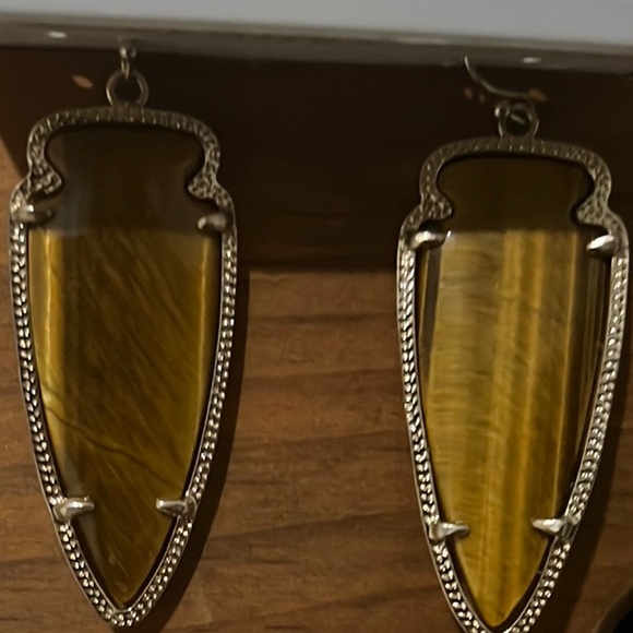 Kendra Scott Gold Statement Earrings